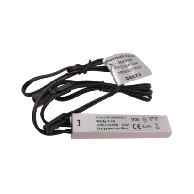 Włącznik bezdotykowy 3w1 12V 60W Biały