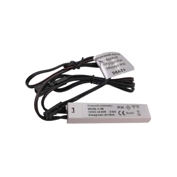 Włącznik bezdotykowy 3w1 12V 60W Biały
