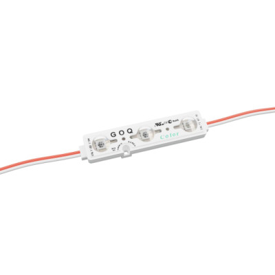 Moduł LED GOQ SAMSUNG 3xLED 150 stopni Zielony
