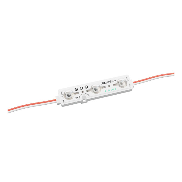 Moduł LED GOQ SAMSUNG 3xLED 150 stopni Zielony