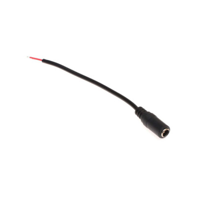 Gniazdo 2.1 DC męskie + kabel 12 cm