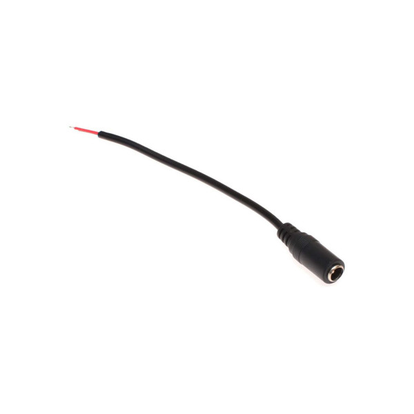 Gniazdo 2.1 DC męskie + kabel 12 cm