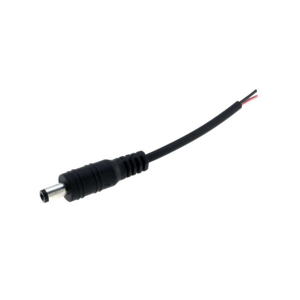 Wtyk 2.1 DC + kabel 7cm
