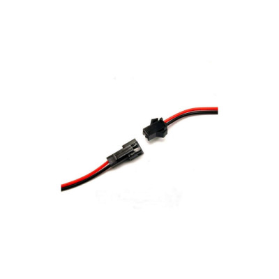 Złącze LED 2 PIN wtyk z przewodem 15cm