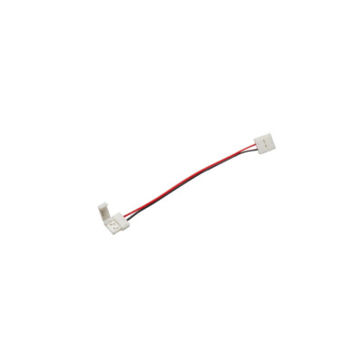 Złącze taśmy LED 8mm 2-stronne przewód z 2 zatrz.