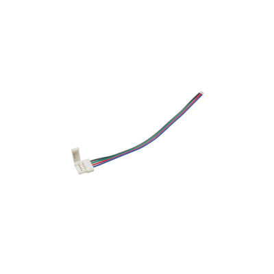 Złącze taśmy RGB 10mm 1-stronne zatrz. z przewodem