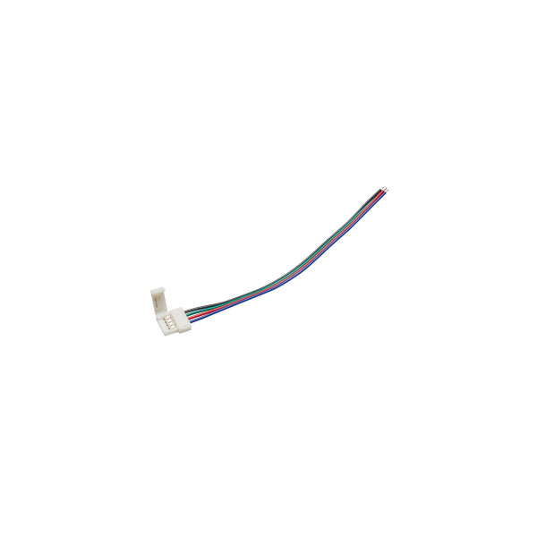 Złącze taśmy RGB 10mm 1-stronne zatrz. z przewodem
