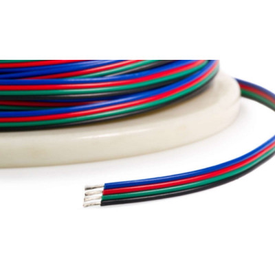 Przewód czterożyłowy do taśmy LED RGB