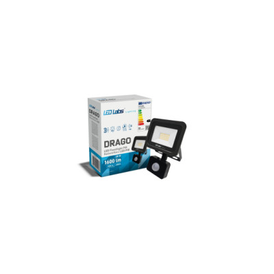 Naświetlacz LED DRAGO 20W NW IP44 SLIM PIR