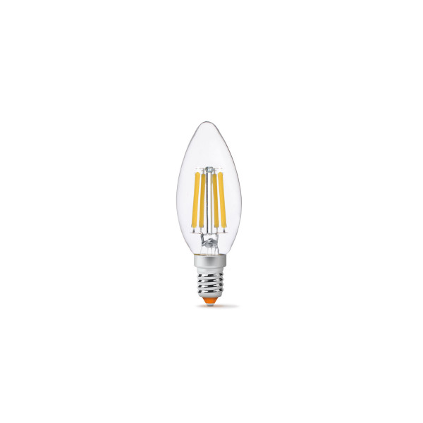 Źródło LED E14 6W G35 Filament Biała Ciepła