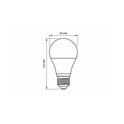 Źródło LED E27 8W A60 Biała Zimna