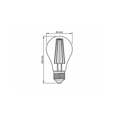 Źródło LED E27 10W A60 Filament Neutralna