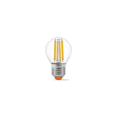 Źródło LED E27 6W G45 Filament Biała Ciepła