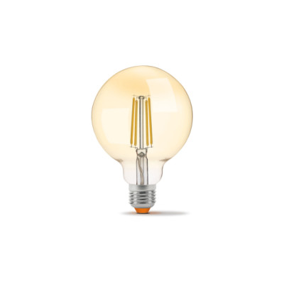 Źródło LED E27 7W G95 Filament DIM Amber WW