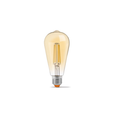Źródło LED E27 6W ST64 Filament DIM Amber WW