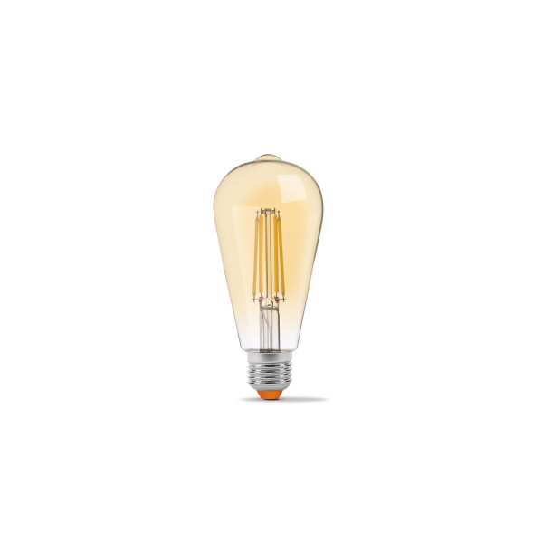 Źródło LED E27 6W ST64 Filament DIM Amber WW