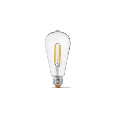 Źródło LED E27 6W ST64 Filament DIM NW