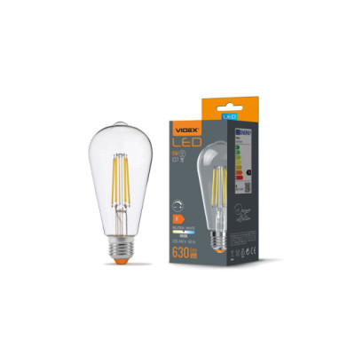 Źródło LED E27 6W ST64 Filament DIM NW