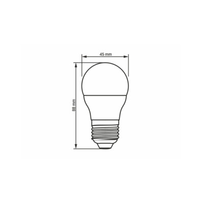 Źródło LED E27 7W G45 Neutralna