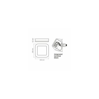 Bulkhead LED VIKA 15W Neutralny