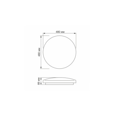 Oprawa sufitowa LED ZOYA 48W NW