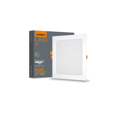 Panel LED 18W kwadrat Neutralny