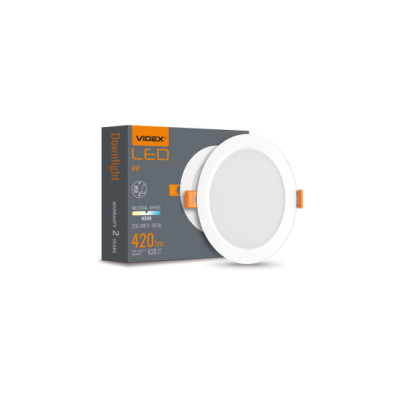 Panel LED 6W okrągły Neutralny