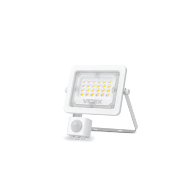 Naświetlacz LED 20W NW SMD IP65 PIR, biały