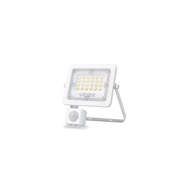 Naświetlacz LED 20W NW SMD IP65 PIR, biały