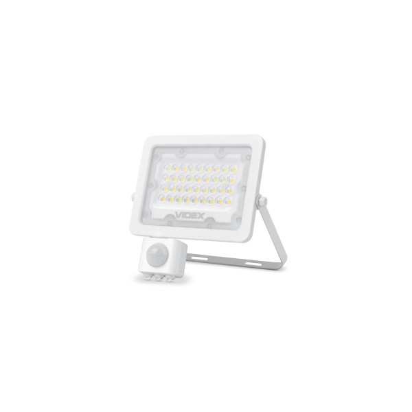 Naświetlacz LED 30W NW SMD IP65 PIR, biały