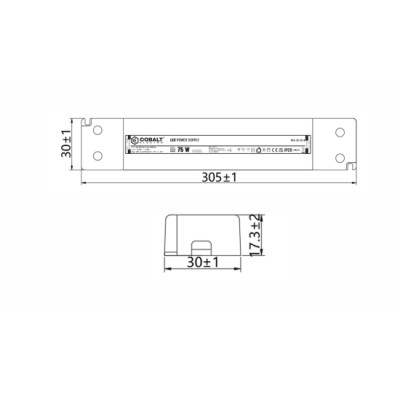 Zasilacz LED CobaltElectro PLV 12V 75W IP20 B
