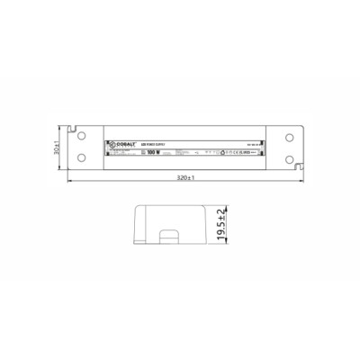 Zasilacz LED CobaltElectro PLV 12V 100W IP20 B