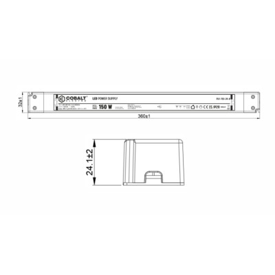 Zasilacz LED CobaltElectro PLV 12V 150W IP20 B