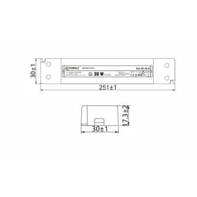 Zasilacz LED CobaltElectro PLV 24V 30W IP20 B