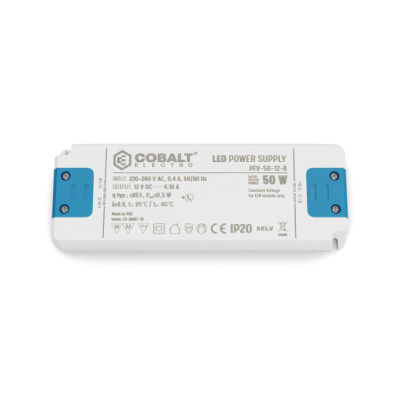 Zasilacz LED CobaltElectro PFV 12V 50W IP20 B