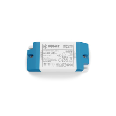 Zasilacz LED CobaltElectro PFV 12V 8W IP20 B