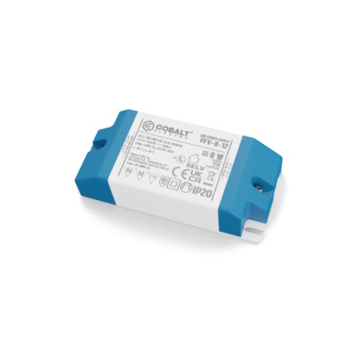 Zasilacz LED CobaltElectro PFV 12V 8W IP20 B