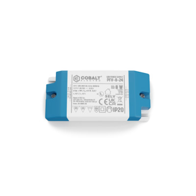 Zasilacz LED CobaltElectro PFV 24V 8W IP20 B