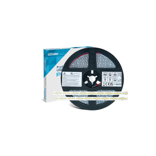Taśma PROFI 24 V 1200 LED 2835 SMD 15 W 3000 K RA 90