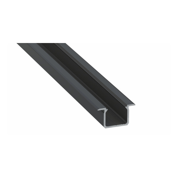 Profil LED LUMINES typ U czarny anodowany 2,02 m