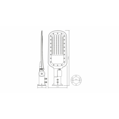 Lampa uliczna LED Stellar2 100W 11000lm NW IP66