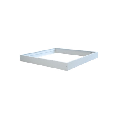 Obudowa / ramka natynkowa do paneli LED 60x60 - aluminiowa biała skręcana