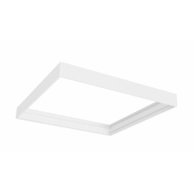 Obudowa / ramka natynkowa do paneli LED 60x60 - aluminiowa biała składana