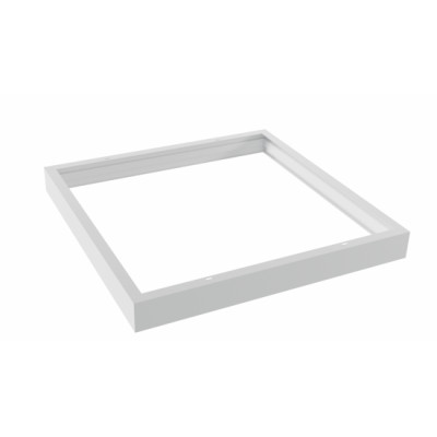 Obudowa / ramka natynkowa do paneli LED 60x60 - aluminiowa biała składana