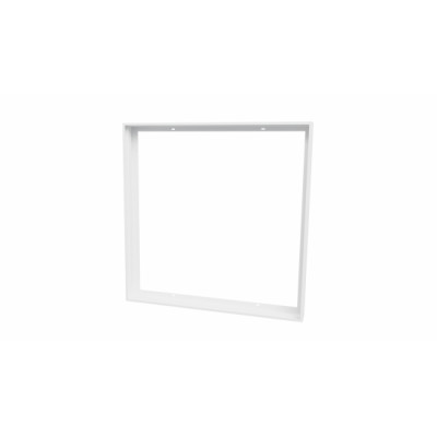 Obudowa / ramka natynkowa do paneli LED 60x60 - aluminiowa biała składana