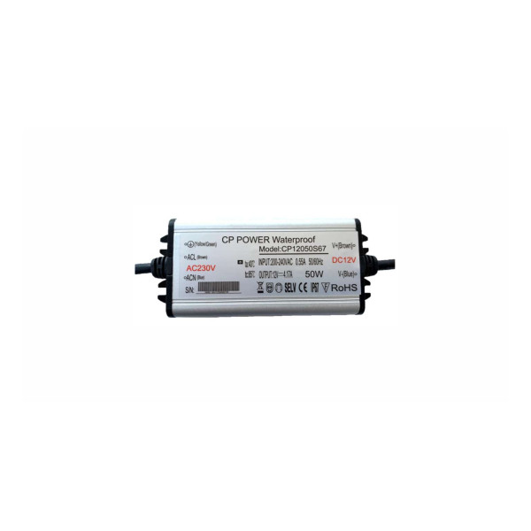 Moduł zasilacza metal case 12V 50W IP67 V2