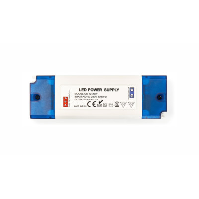 Zasilacz plastic case 12V 36W IP20