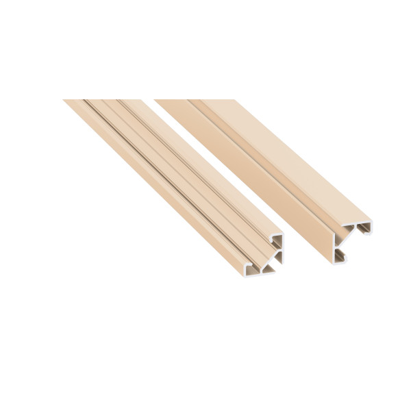 Profil LED LUMINES typ ajar Light Ivory lakierowany 3 m