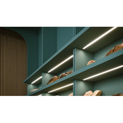 Profil LED LUMINES typ axin Sky blue lakierowany 1 m