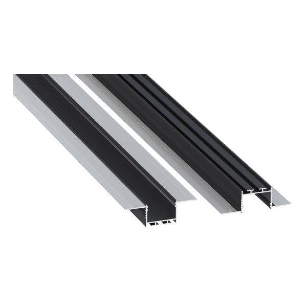 Profil LED LUMINES typ akin Rock Anthracite lakierowany 1 m
